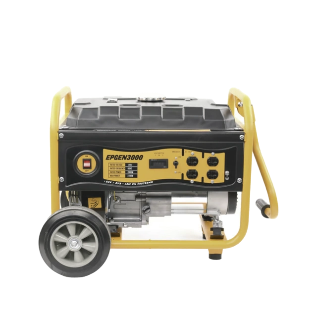 Generador a Gasolina Planta de Emergencia 3kW, 110Vca, Encendido de Jalón