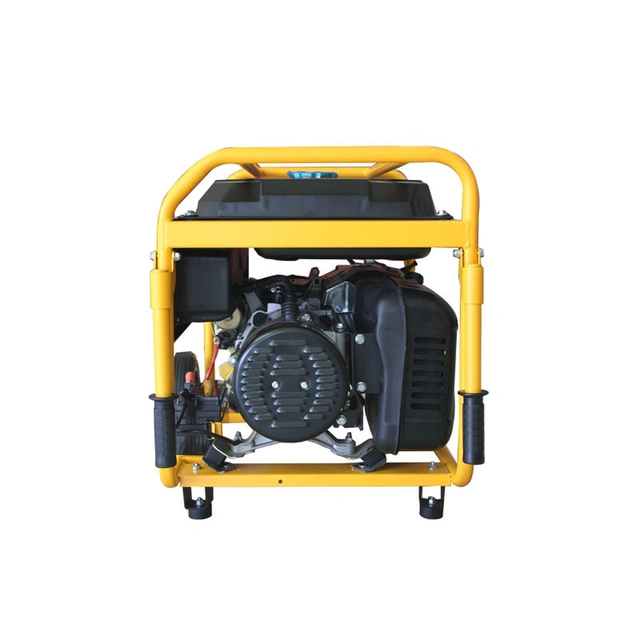 Generador a Gasolina Planta de Emergencia de 6.5KW, 220Vac 2 Fases, Jaula con Ruedas para Fácil Traslado y Encendido Electrónico