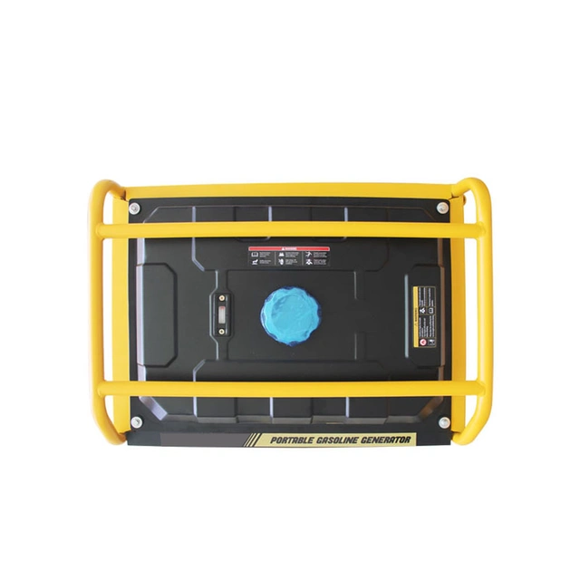 Generador a Gasolina Planta de Emergencia de 6.5KW, 220Vac 2 Fases, Jaula con Ruedas para Fácil Traslado y Encendido Electrónico