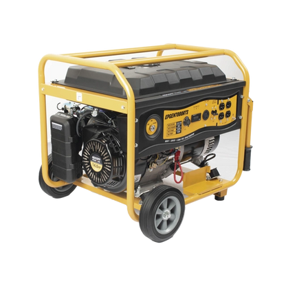 Generador a Gasolina Planta de Emergencia con Encendido Automático, 6.5KW, 220Vac 2 Fases, Jaula con Ruedas para Fácil Traslado