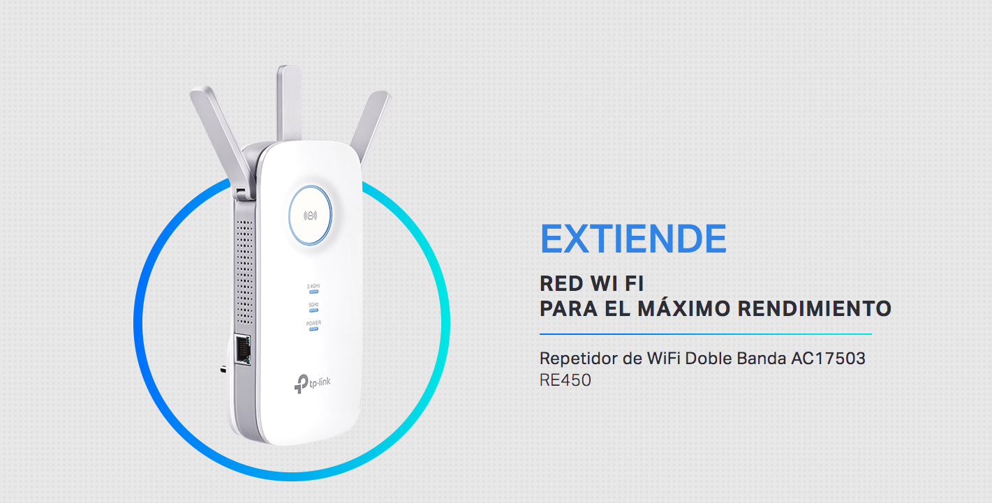 Tp-link Repetidor Extensor Wifi Doble Banda