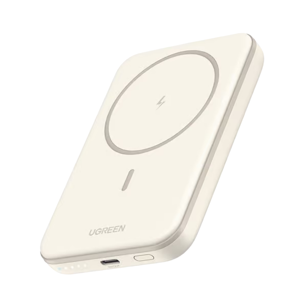 Power Bank MagSafe de 5000mAh 15W Carga Inalámbrica y por Cable USB-C