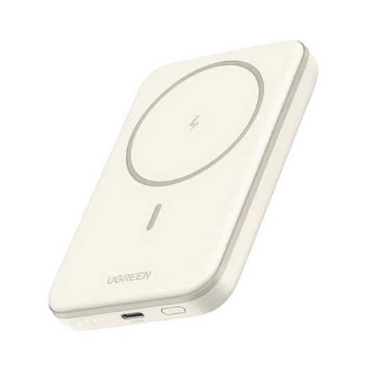Power Bank MagSafe de 5000mAh 15W Carga Inalámbrica y por Cable USB-C